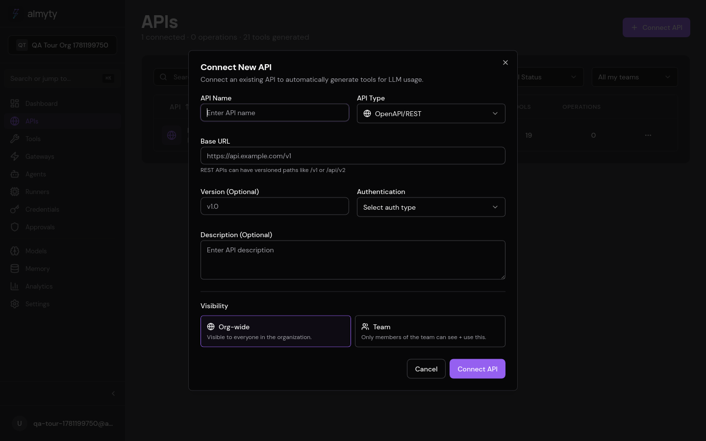 Import an API